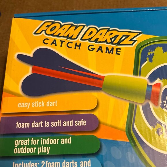 Foam Dartz Catch Game By Refresh Sports Stick Foam Darts Game For Kids - Picture 3 of 12